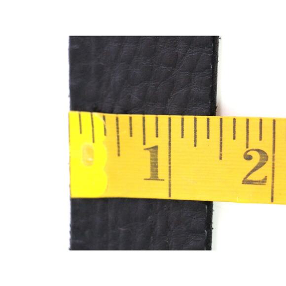 Berge BLACK GENUINE LEATHER 1 3/8"Wd CLASSIC CASUAL DRESS MEN'S BELT 38/95 (A62 - Picture 10 of 14